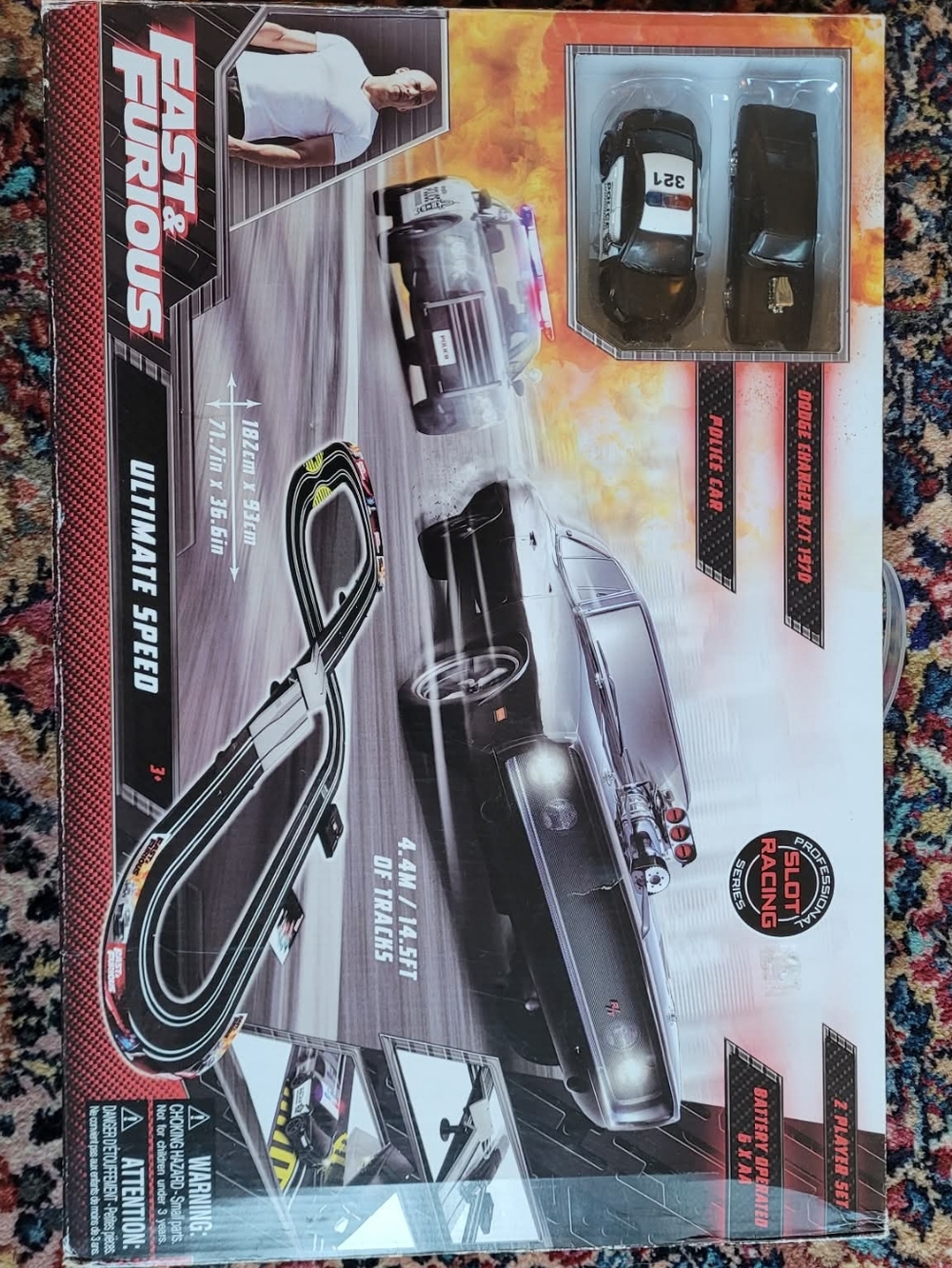 Fast & Furious Slot Cars Race Track NEW unused